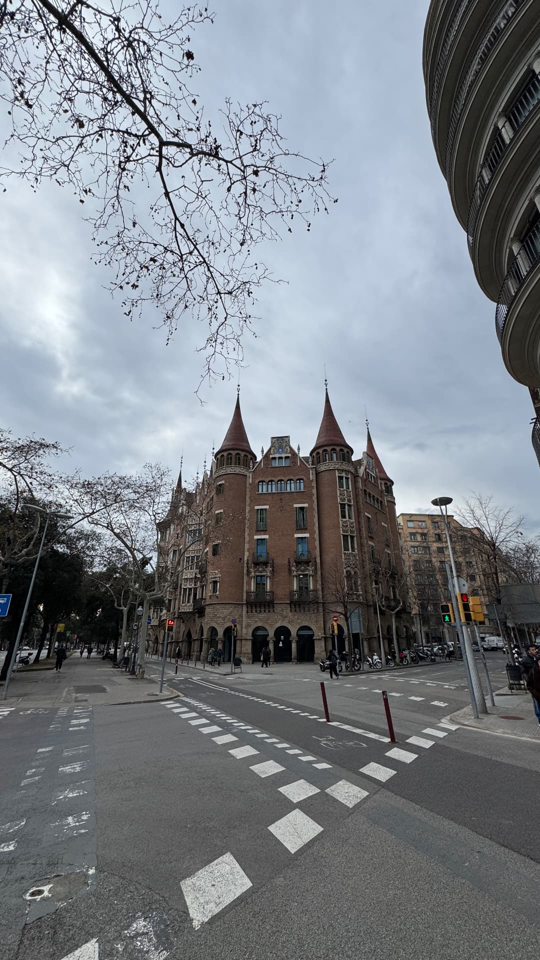 Casa de les Punxes on Avinguda Diagonal, Barcelona